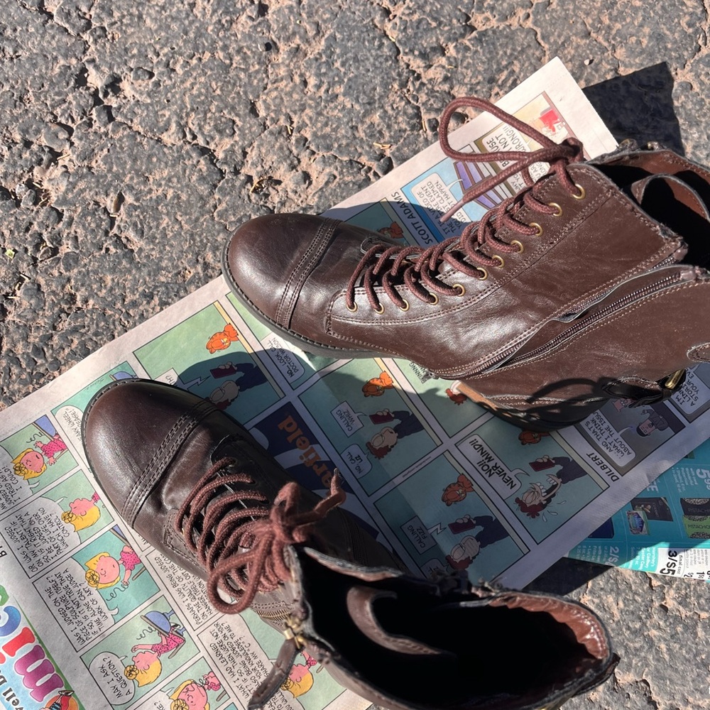 Men's Brown Leather Boots